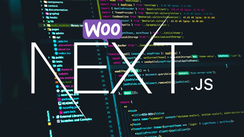 فرانت اند NextJS ، بک اند ووکامرس